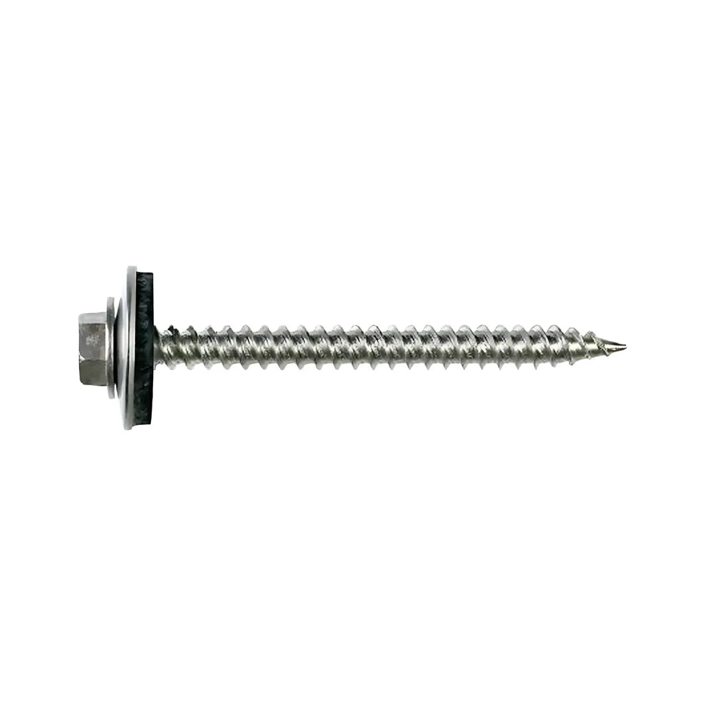Metal-Panel Screw With Epdm Washer - #9 X 2 In. Hex Head, Type 316 (100-Qty) (Pack Of 6)-T09200HWAC-SP4756-5113