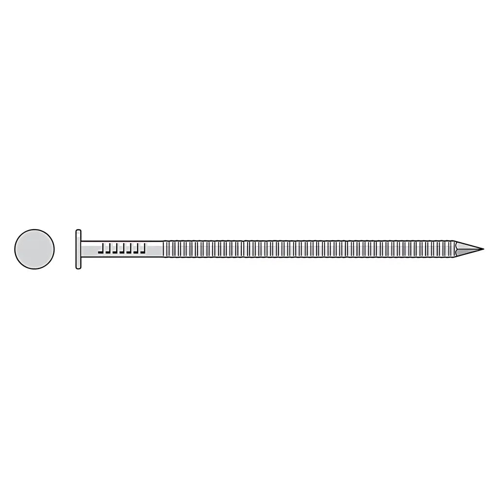 Common Nail, Annular Ring Shank - 3 In. X .148 In. Type 316 Stainless Steel (1 Lb.)-T10ACN1-SP599-729