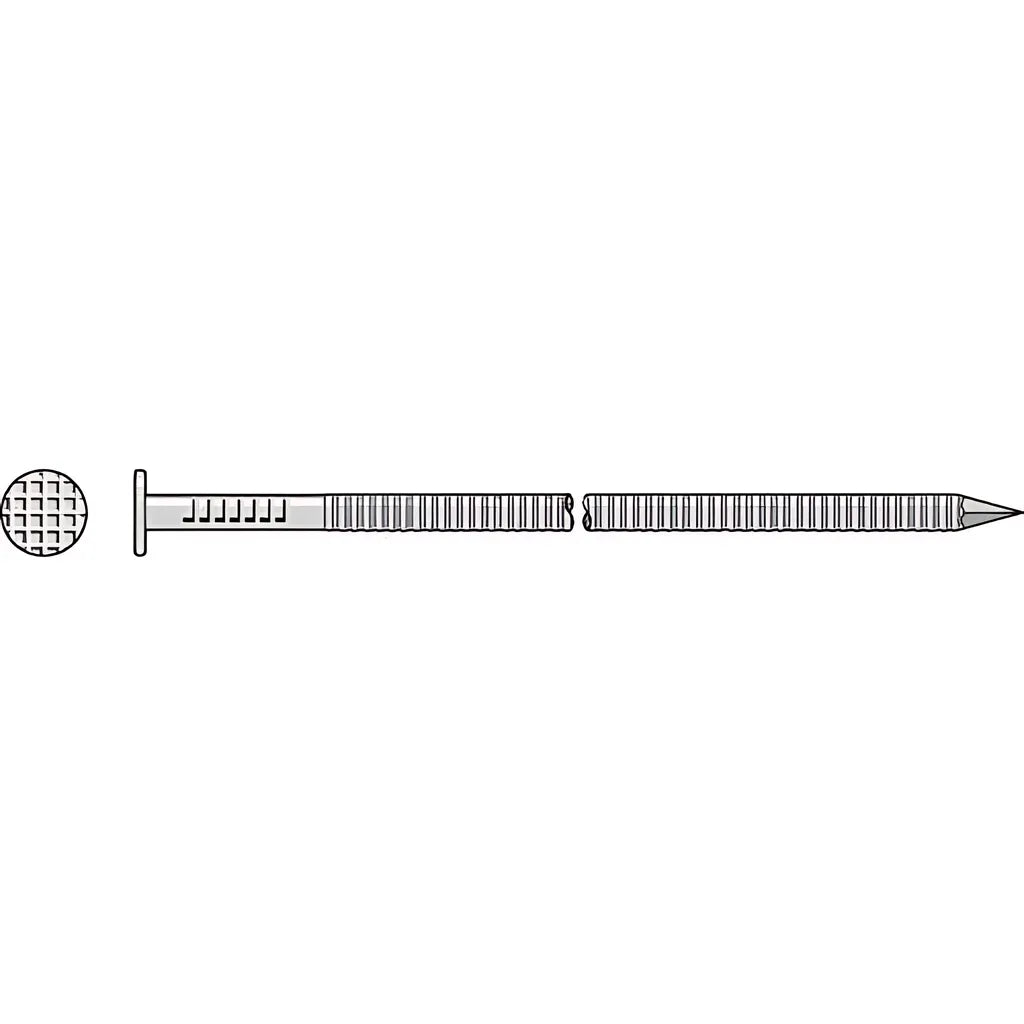 Common Nail, Annular Ring Shank - 3 In. X .148 In. Type 316 Stainless Steel (50-Qty)-T10ACN50P-SP5412-5809