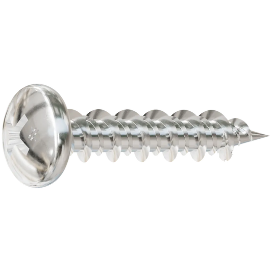 Marine Screw, Pan Head - #10 X 1 In. #2 Phillips Drive, Type 316 (1000-Qty)-T10J100PXM-SP8709-9276