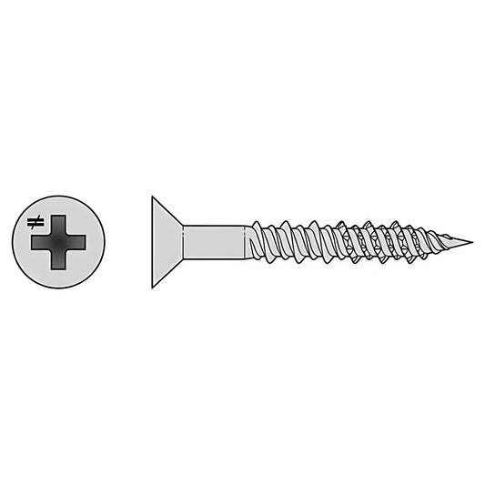 Marine Screw, Pan Head - #10 X 1-1/2 In. #2 Phillips Drive, Type 316 (1000-Qty)-T10J150PXM-SP4703-5059