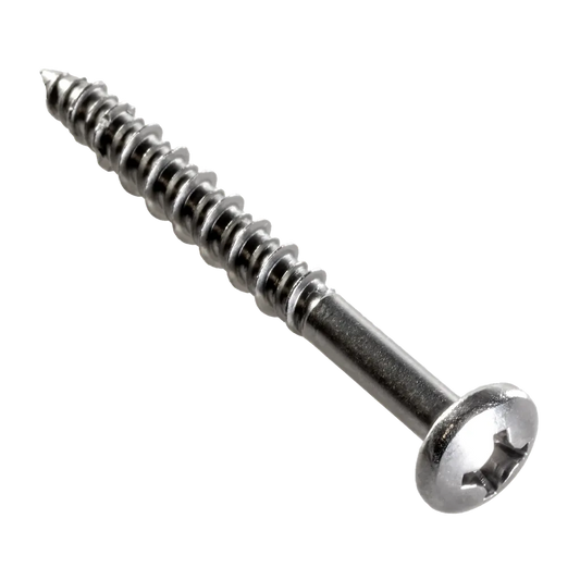 Marine Screw, Pan Head - #12 X 2 In. #3 Phillips Drive, Type 316 (6-Qty)-T12J200PX-RP6-SP7061-7550