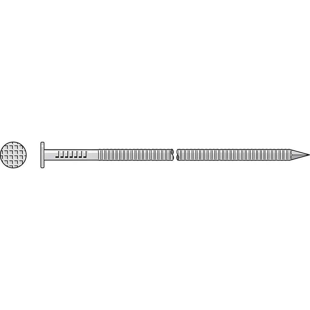 Common Nail, Annular Ring Shank - 3-1/2 In. X .162 In. Type 316 Stainless Steel (25-Qty)-T16ACN25P-SP8520-9079