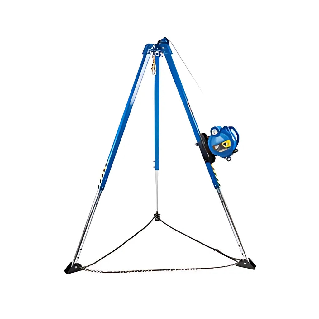 Confined Space Kit W/Tripod, 60Ft 3-Way Srl-R, Bracket, Pulley, Carabiner, Hoist Bracket, Hoist T700000X T700000X-2273