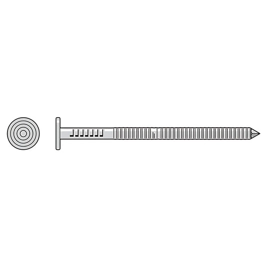 Premium Siding Nail - 2-1/2 In. X 5/32 In. Head Dia., Type 316 Stainless Steel (5 Lb.)-T8KR55-SP604-733
