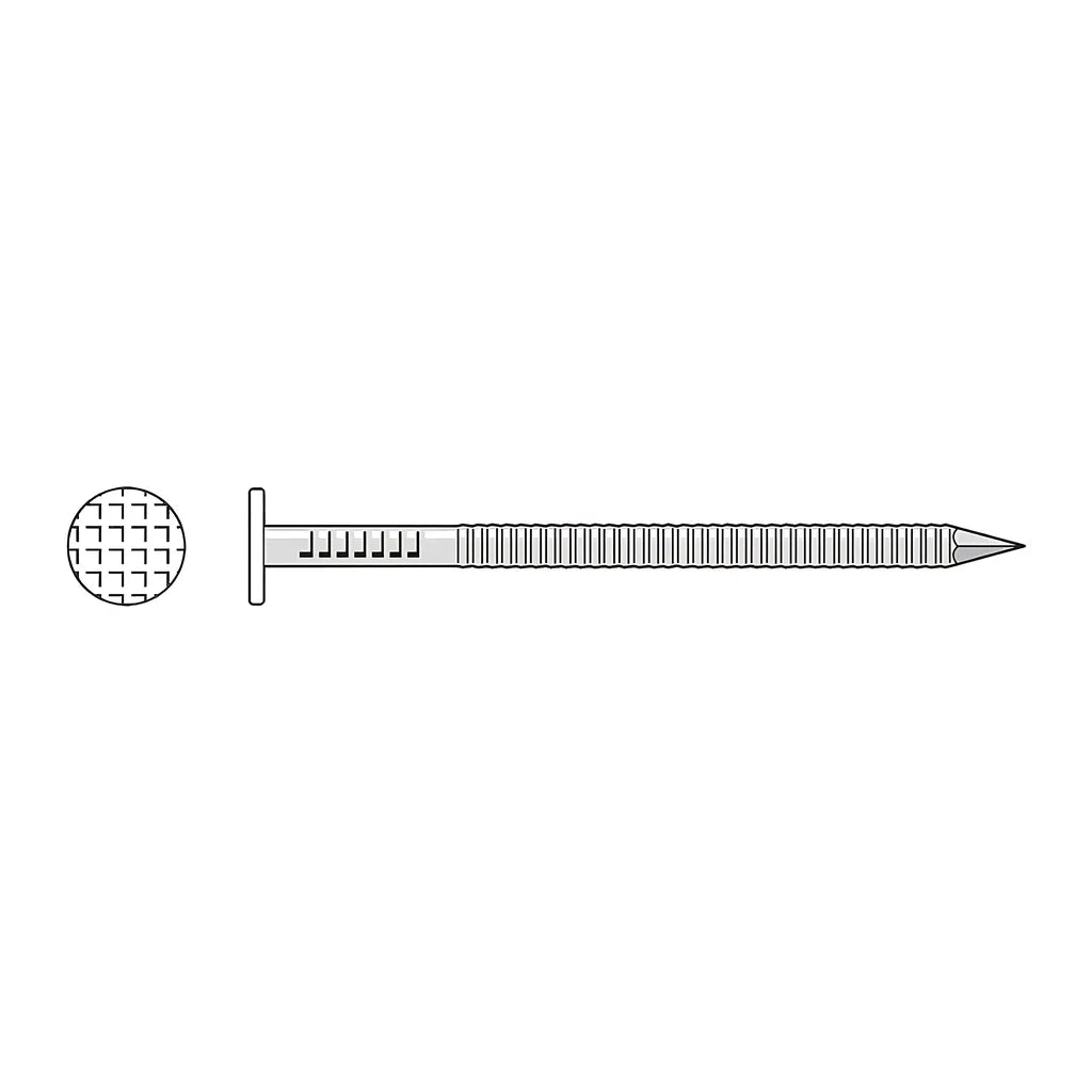 Painted Siding Nail - 2-1/2 In. X .092 In. Type 316 Stainless Steel, White (1 Lb.) (Pack Of 10)-T8SNDW1-SP3055-3320