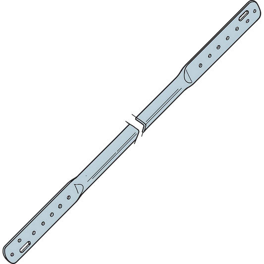 Tb 27 In. 20-Gauge Galvanized Tension Bridging (Pack Of 50)-TB27-SP1562-1749