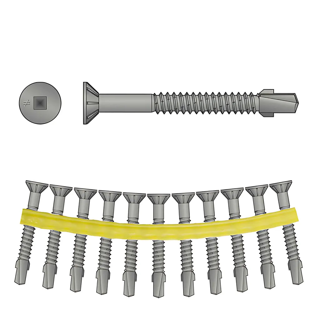 Strong-Drive® Tb Wood-To-Steel Screw (Collated) - #14 X 1-3/4 In. N2000® (1000-Qty)-TBG1445S-SP230-337