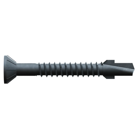 Strong-Drive® Tb Wood-To-Steel Screw - #12 X 1-3/4 In. #3 Sq, Black Phos. (50-Qty) (Pack Of 10)-TBP1245R50-SP3707-4003