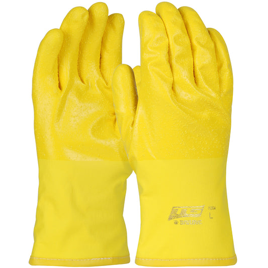 QRP TG150L Cold Handling Polyurethane Glove with Thermal Cotton Lining - 11"