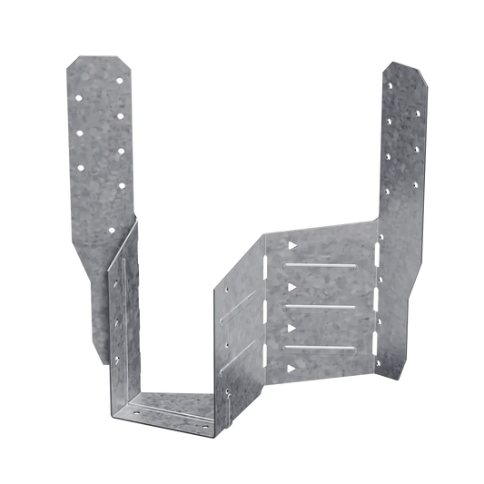 Thasl Galvanized Adjustable Truss Hanger For Double 2X9, Skewed Left-THASL29-2-SP6195-6633