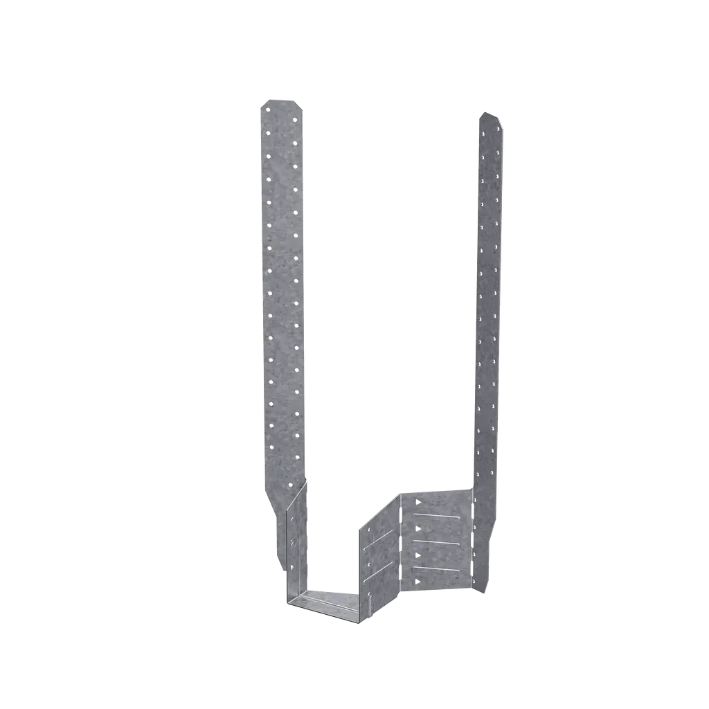 Thasl Galvanized Adjustable Truss Hanger For 4X22, Skewed Left (Pack Of 12)-THASL422-SP7872-8391