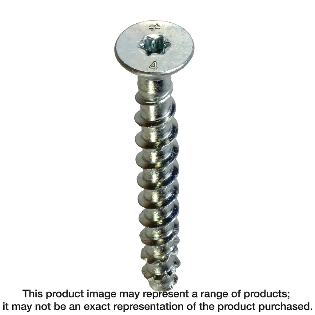Titen Hd® 1/4 In. X 3-1/2 In. Zinc-Plated Countersunk Head Heavy-Duty Screw Anchor (50-Qty)-THDB25312CS-SP7029-7516