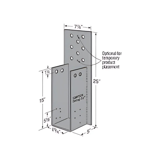 Thgbh 6-9/16 In. Heavy Bolted Face-Mount Girder Truss Hanger-THGBH4-SP2164-2384
