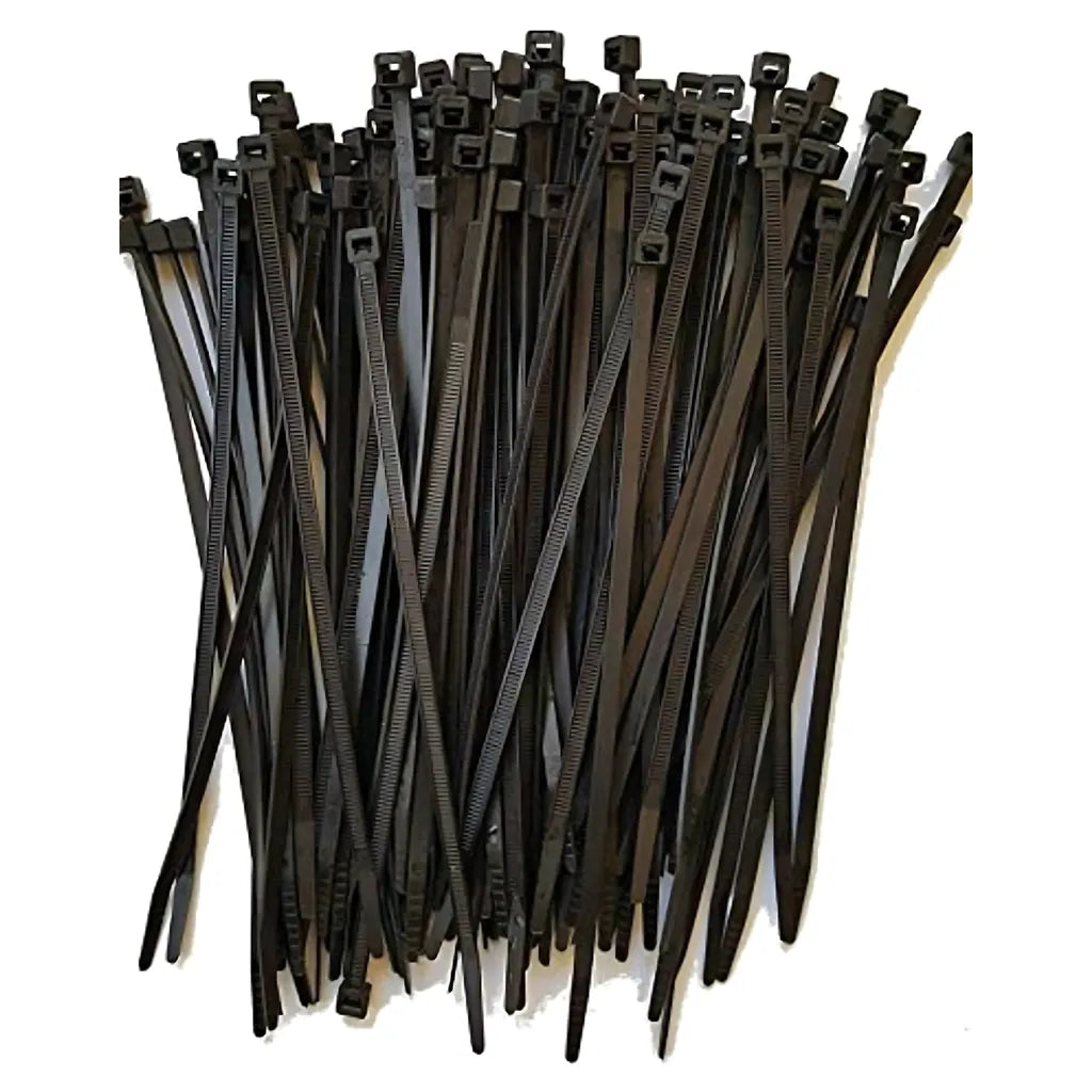 Ties - zip black 8lb-TIES---ZIP-8-357