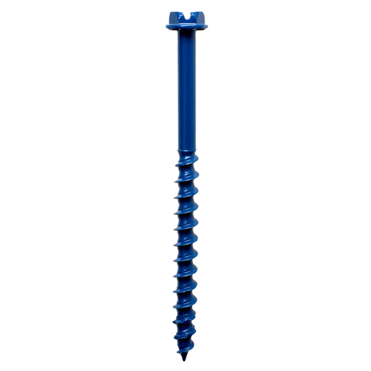 Titen Turbo - 3/16 In. X 2-3/4 In. Hex-Head Concrete And Masonry Screw, Blue (8-Qty) (Pack Of 5) (Pack Of )-TNT18234HC8-SP7223-7718