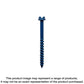 Titen Turbo - 1/4 In. X 3-1/4 In. Hex-Head Concrete And Masonry Screw, Blue (100-Qty) (Pack Of 4)-TNT25314H-SP8515-9074