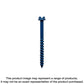 Titen Turbo - 1/4 In. X 3-3/4 In. Hex-Head Concrete And Masonry Screw, Blue (75-Qty) (Pack Of 4)-TNT25334HC75-SP5338-5727