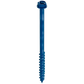 Titen Turbo - 1/4 In. X 4 In. Hex-Head Concrete And Masonry Screw, Blue (25-Qty) (Pack Of 4)-TNT25400HC25-SP7048-7536