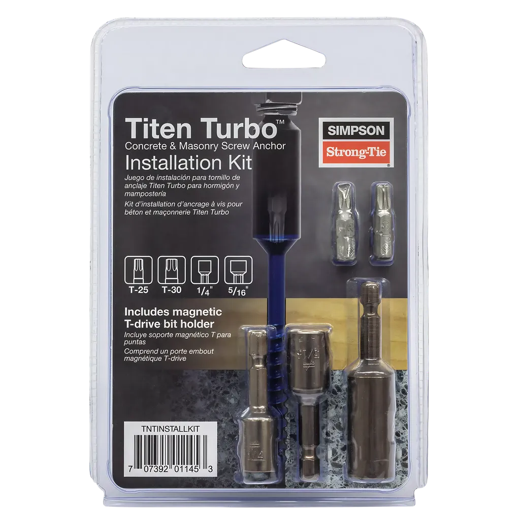 Titen Turbo Installation Tool Kit (Pack Of 4)-TNTINSTALLKIT-SP2754-3010