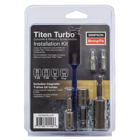 Titen Turbo Installation Tool Kit (Pack Of 4)-TNTINSTALLKIT-SP2754-3010