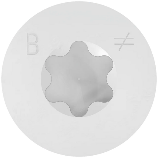 Titen Turbo - 3/16 In. X 2-1/4 In. 6-Lobe Flat-Head Concrete And Masonry Screw, White (75-Qty)-TNTW18214TFC75-SP5236-5614