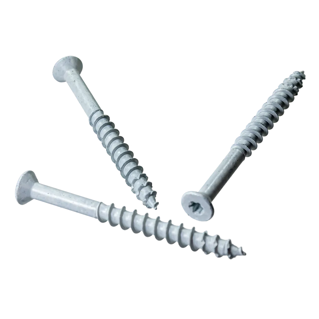 Titen Turbo - 1/4 In. X 2-3/4 In. 6-Lobe Trim-Head Concrete And Masonry Screw, White (100-Qty) (Pack Of 5)-TNTW25234TTR-SP9113-9701