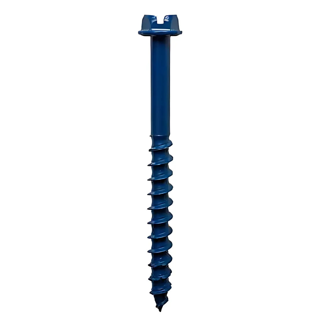 Titen Turbo - 1/4 In. X 3-1/4 In. 6-Lobe Trim-Head Concrete And Masonry Screw, White (100-Qty)-TNTW25314TTR-SP3385-3663