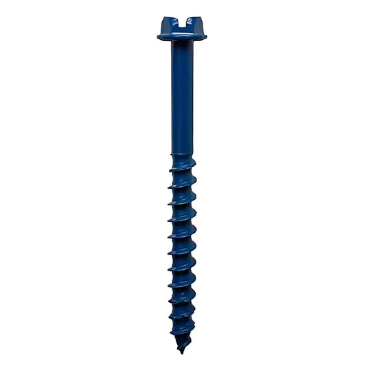 Titen Turbo - 1/4 In. X 3-1/4 In. 6-Lobe Trim-Head Concrete And Masonry Screw, White (100-Qty)-TNTW25314TTR-SP3385-3663