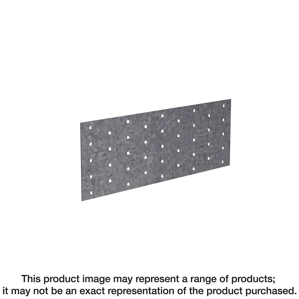 Tp 3-1/8 In. X 16 In. 20-Gauge Galvanized Tie Plate-TP316-SP6533-6985