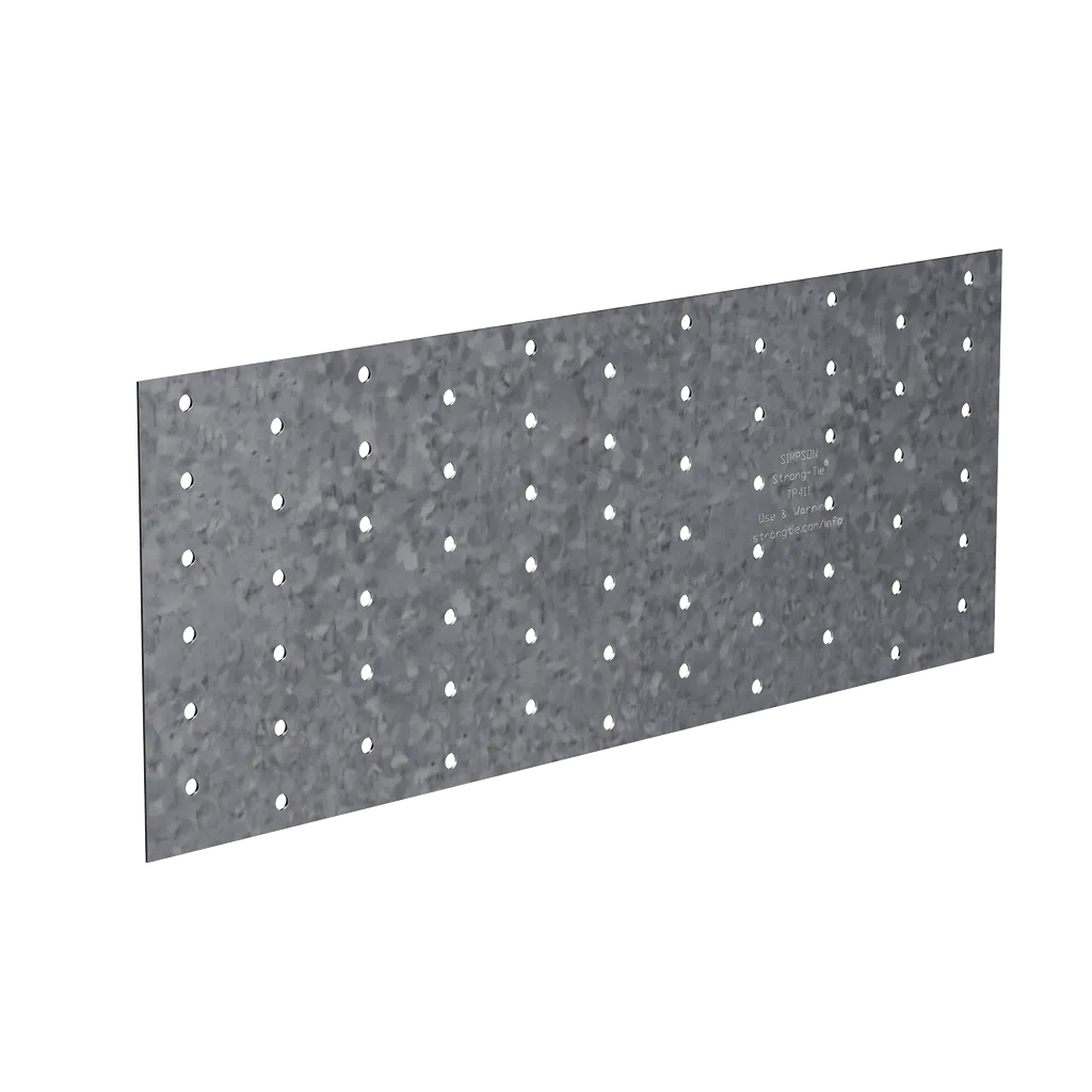 Tp 4-1/8 In. X 11 In. 20-Gauge Galvanized Tie Plate-TP411-SP7968-8495