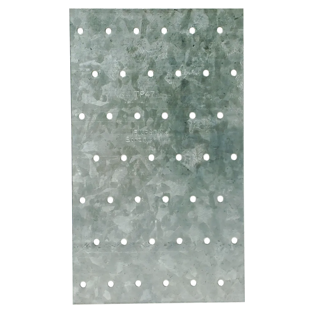 Tp 4-1/8 In. X 7 In. 20-Gauge Galvanized Tie Plate-TP47-SP1786-1981