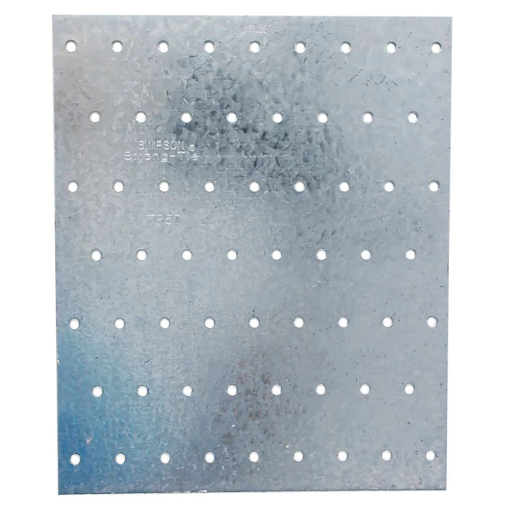 Tp 5-3/4 In. X 7 In. 20-Gauge Galvanized Tie Plate-TP57-R-SP8287-8835