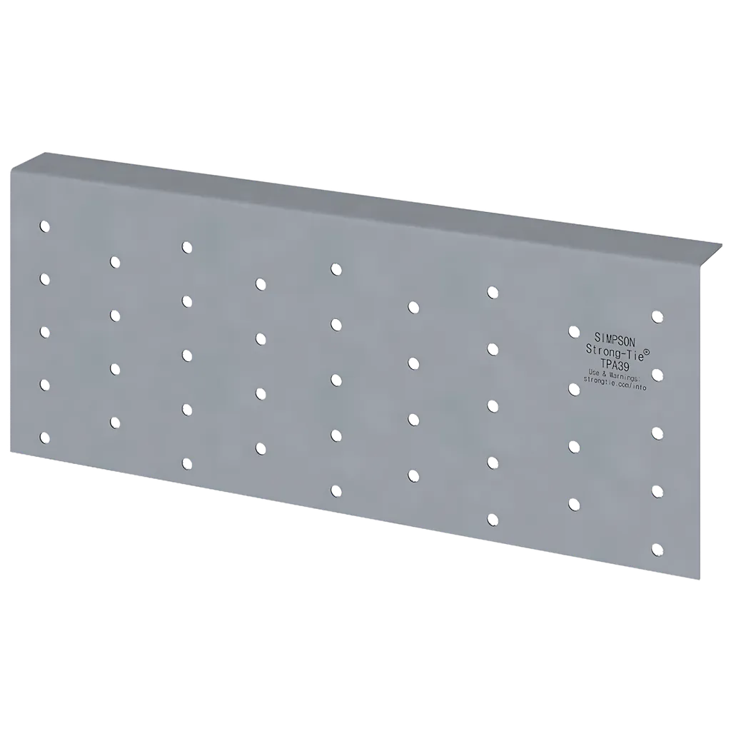 Tpa 3-1/2 In. X 9 In. 20-Gauge Galvanized Tie Plate (Pack Of 100)-TPA39-SP1452-1633