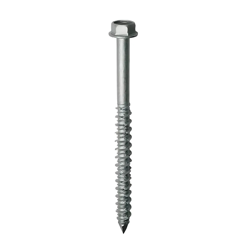 Titen® 1/4 In. X 2-1/4 In. Hex-Head Stainless-Steel Concrete And Masonry Screw (100-Qty)-TTN25214HSS-SP5464-5863
