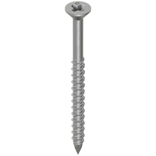 Titen® 1/4 In. X 3-1/4 In. Phillips Flat-Head Stainless-Steel Concrete And Masonry Screw (100-Qty)-TTN25314PFSS-SP4107-4430