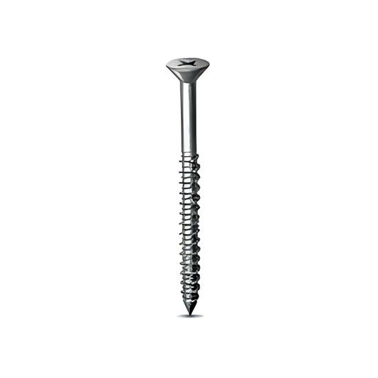Titen® 1/4 In. X 3-3/4 In. Phillips Flat-Head Stainless-Steel Concrete And Masonry Screw (100-Qty)-TTN25334PFSS-SP4623-4976