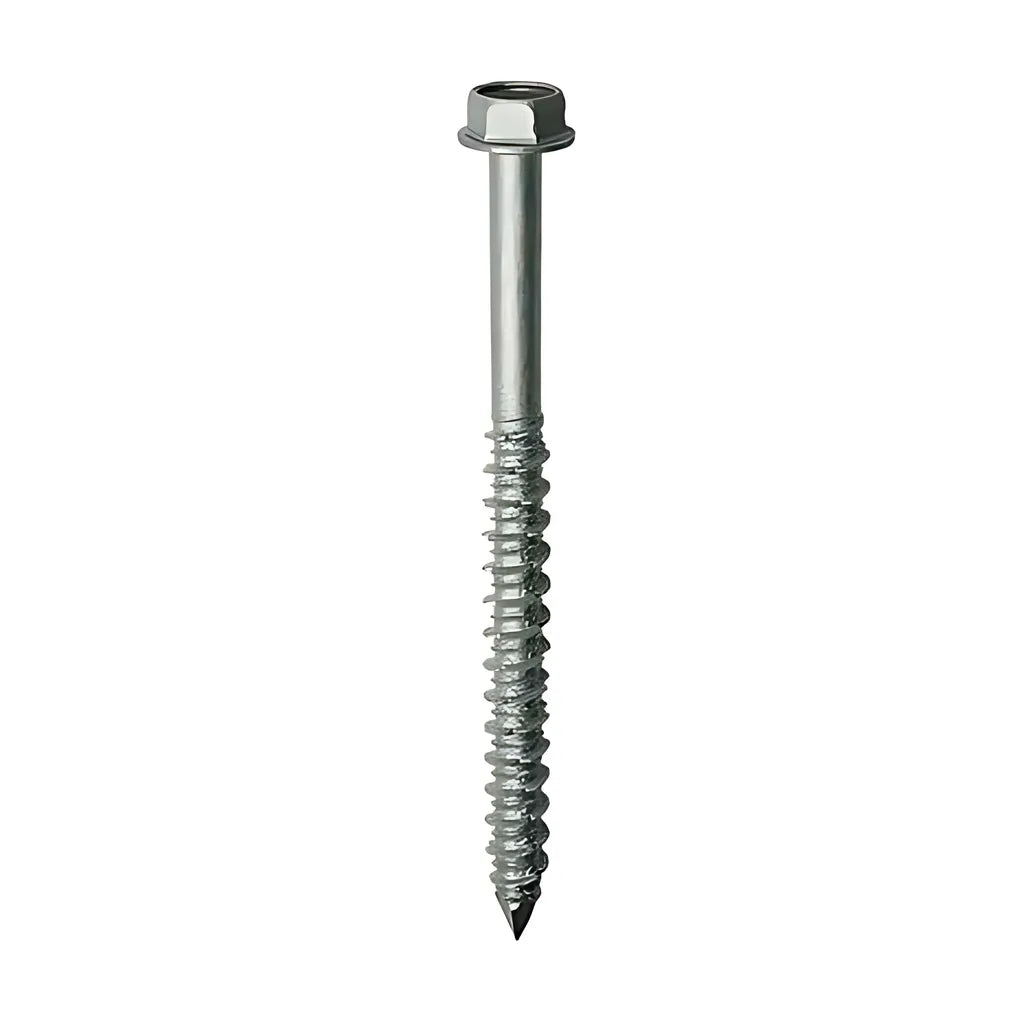 Titen® 1/4 In. X 4 In. Hex-Head Stainless-Steel Concrete And Masonry Screw (100-Qty) (Pack Of 400)-TTN25400HSS-SP8980-9560