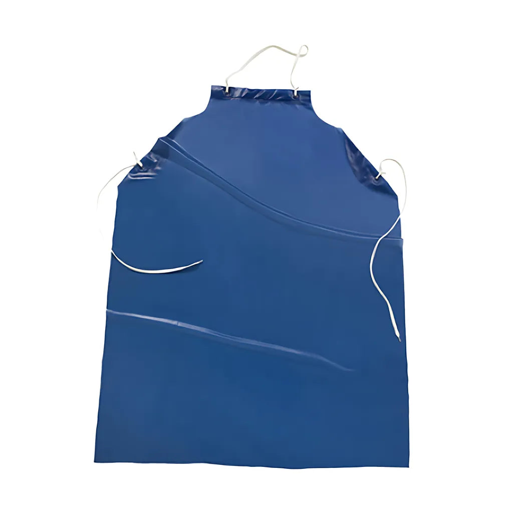 West Chester Uub-45 Blue Vinyl Apron - 6 Mil UUB-45-24805