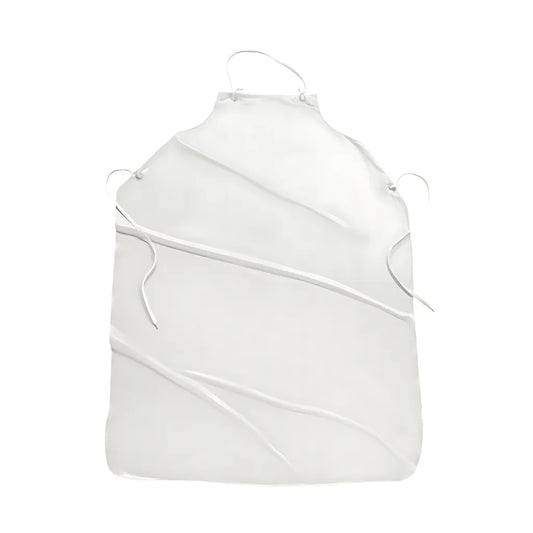 West Chester Uuw-45 White Vinyl Apron - 6 Mil UUW-45-24811