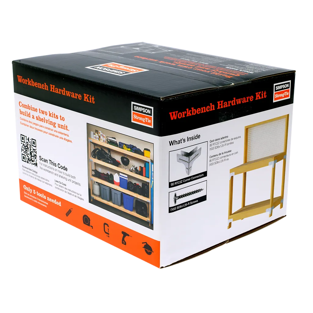 Wbsk Workbench And Shelving Hardware Kit-WBSK-SP2464-2697
