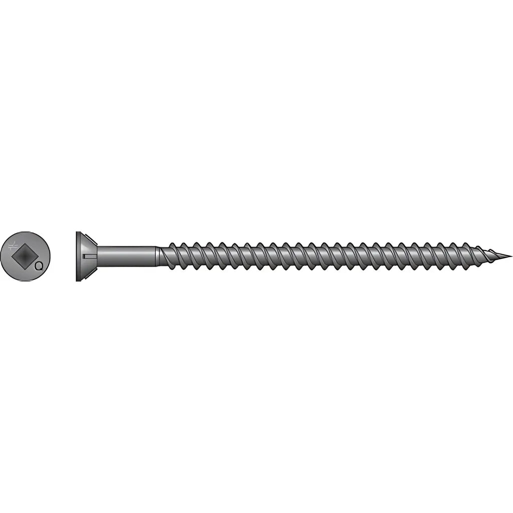 Wstd Roofing Tile Screw (Collated) - #8 X 3 In. #3 Square, Flat Head (1000-Qty)-WSTD3S-SP2009-2219