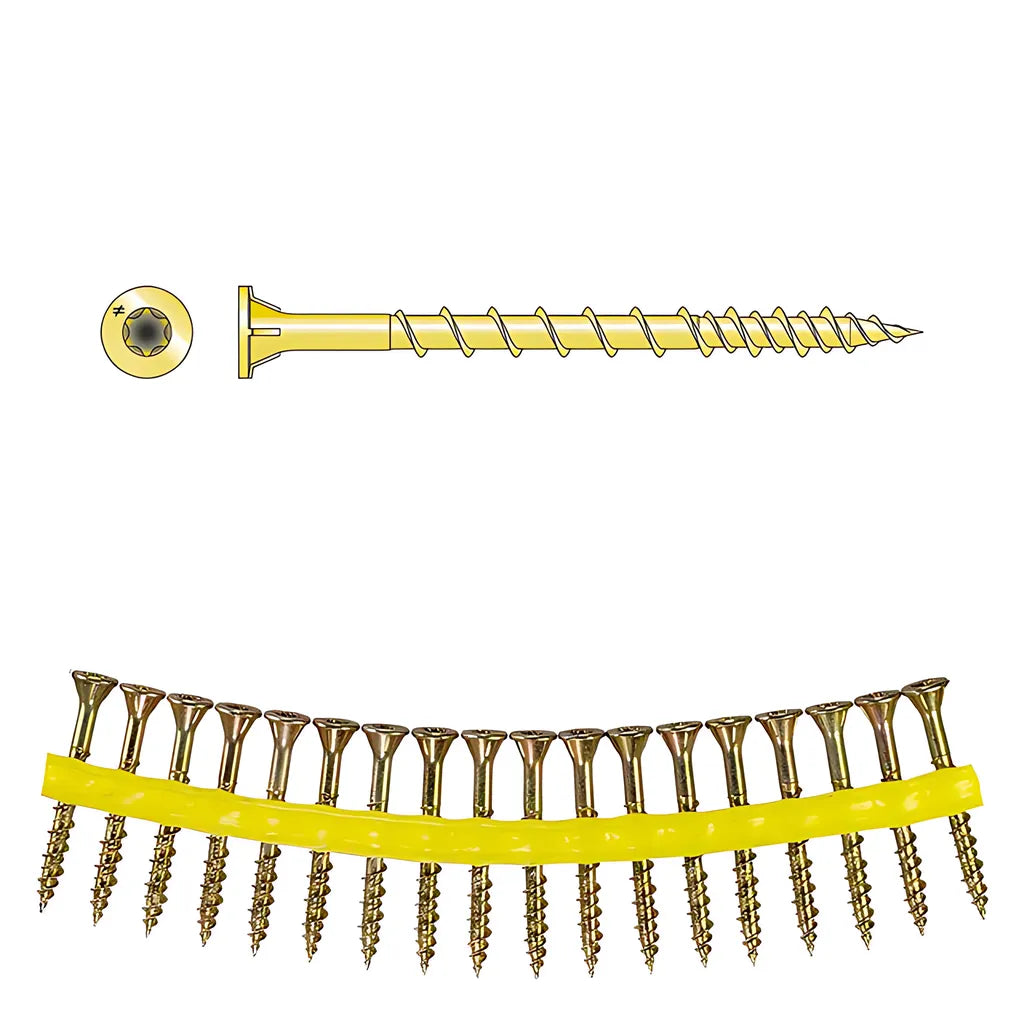 Strong-Drive® Wsvf Subfloor Screw (Collated) - #9 X 2-1/2 In. T25, Gray (1500-Qty)-WSVF212S-SP1091-1246