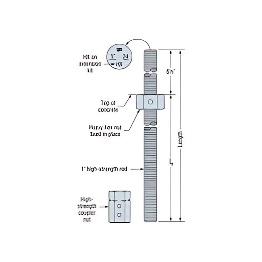 Wswh-Hsr 24-In. Strong-Wall® High-Strength Wood Shearwall Extension Kit-WSWH-HSR1X24KT-SP1648-1840