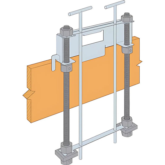 Brick-Ledge Anchor Bolt Template For 24-In. Strong-Wall® High-Strength Wood Shearwall-WSWH-RTBL24-SP3289-3565