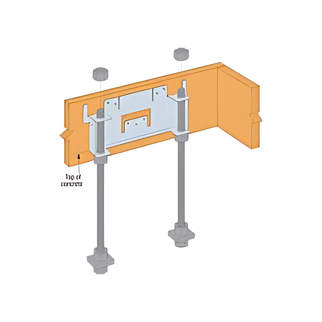 Panel-Form Anchor Bolt Template For 24-In. Strong-Wall® High-Strength Wood Shearwall-WSWH-RTPF24-SP6041-6468