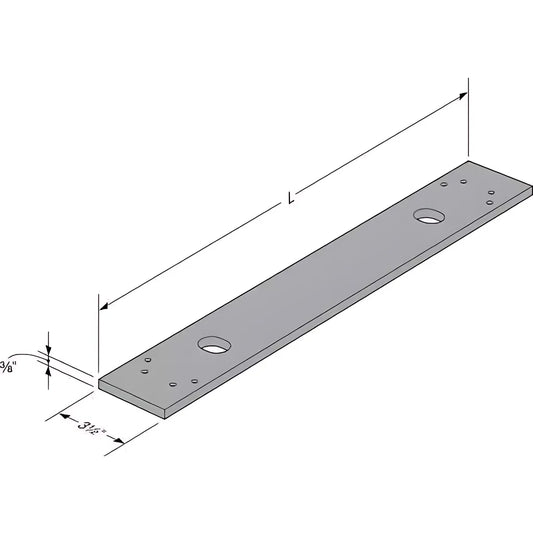 Bearing Plate Kit For Nominal 12-In. Strong-Wall® High-Strength Wood Shearwall-WSWH-WBBP12KT-SP3034-3300