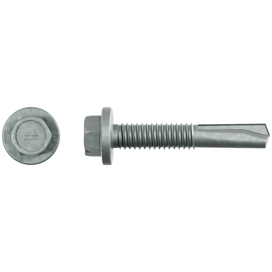 Strong-Drive® Xm Medium-Head Metal Screw (Collated) - #12 X 1-1/4 In. 5/16 Hex (1500-Qty)-XMQ114S1224-SP7903-8425