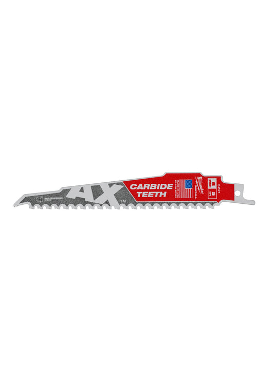 The Ax™ with Carbide Teeth SAWZALL™ Blade 6 in. 5T