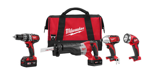 M18™ Cordless Lithium-Ion 4-Tool Combo Kit 2696-84 (RECONDITIONED)